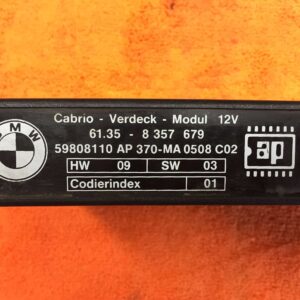 Stuurdoos Cabrio dak BMW 320i E36 2.0L Cabriolet