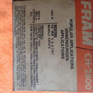 Filtre à Huile FRAM CH2800