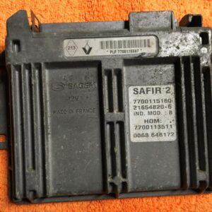 Engine Computer ECU Renault Clio II 1.2 Gasoline 2000 - 7700115160 Safir 2