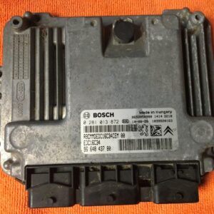 Calculateur Moteur ECU Peugeot Citroen - 9653958980 - Bosch 0281013872