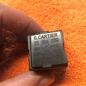 Relais G. CARTIER 22204039 - 8200333352 12V - 70A