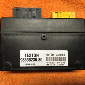 Calculateur TEXTON CPH1 Peugeot Citroen 96335236.80
