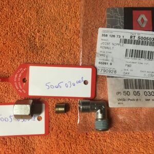 Raccord emetteur embrayage RENAULT 5005030136 - 5005030002 - 5005030012