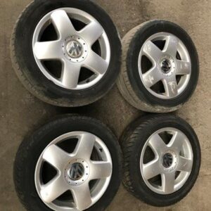Rims and tire 195/55 R15 VW POLO IV 9N1 1.4i 16v Essence 11/2004