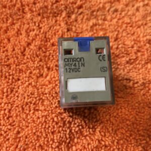 Omron Plug-In Vergrendelbaar Vermogensrelais, 12V DC Spoel, 6A Schakelstroom, 4PDT – MY4IN – 0791Y1
