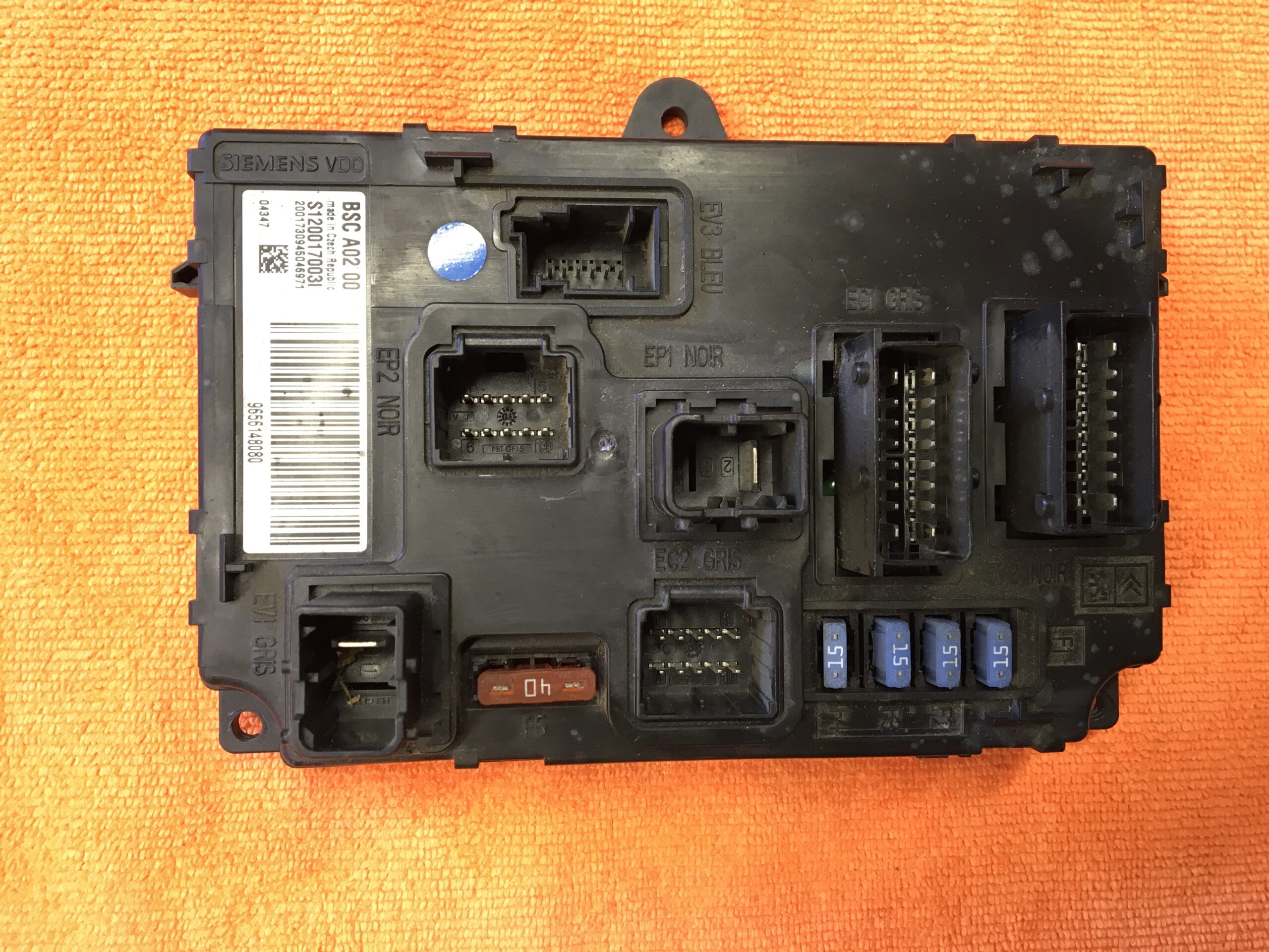BSC Body System Controller  Peugeot 407 2004-2010 – BSC A02 00 – S120017003L 9656148080